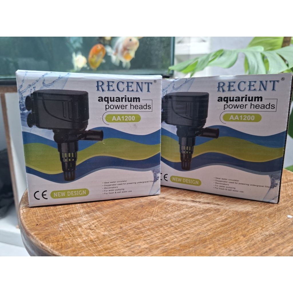 Recent Power Head Pompa Air Celup Aquarium AA 1200 / Recent AA 1200
