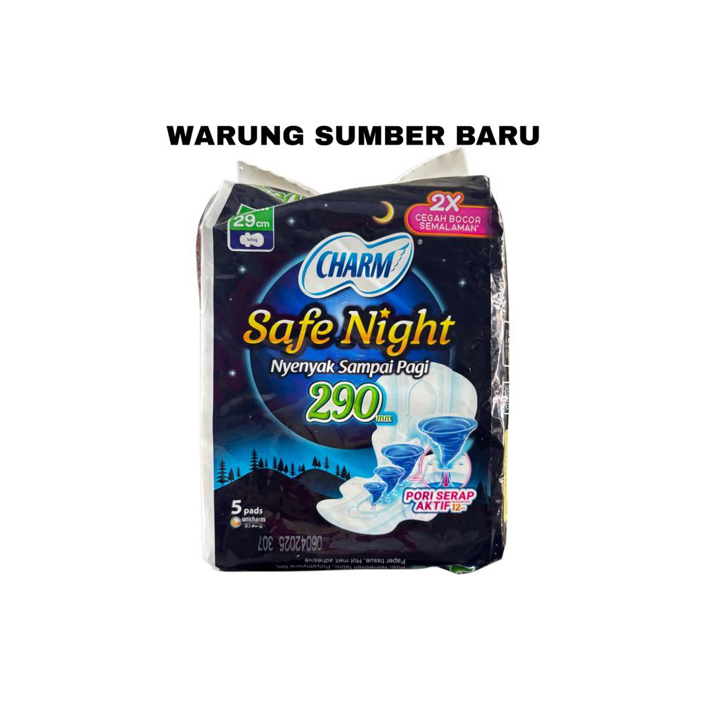 Charm Safe Night Wing 29cm isi 5 Pads