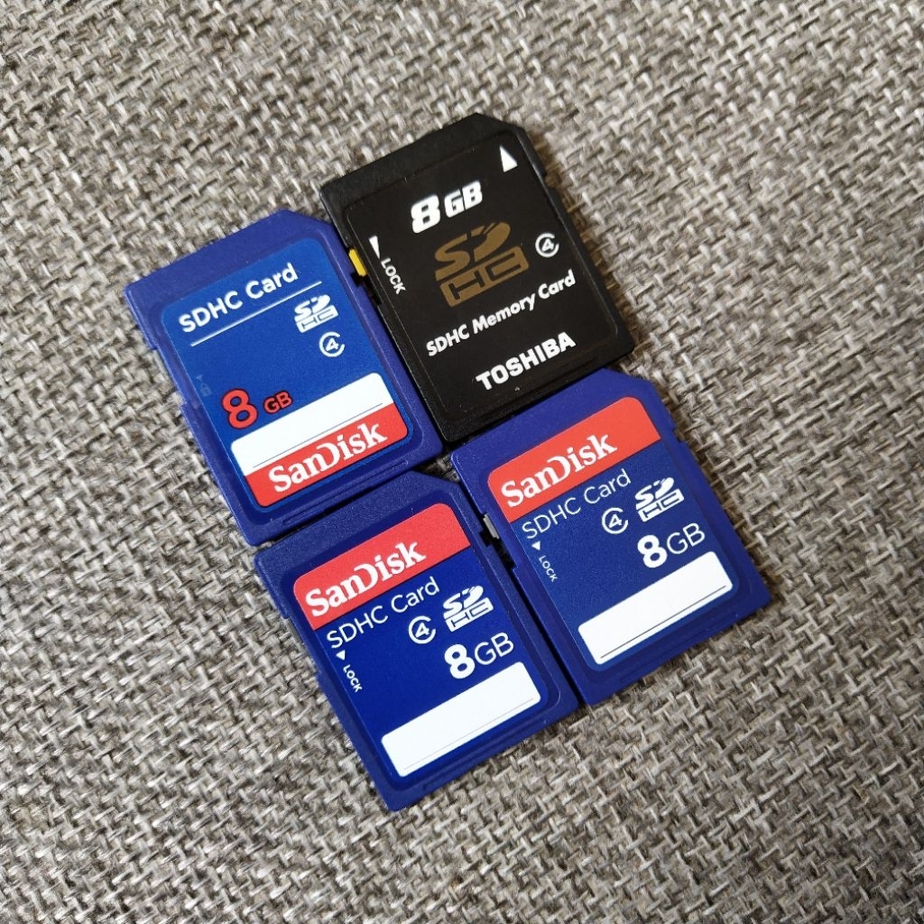 Memory SD Toshiba 8GB Memori Card SDHC Original