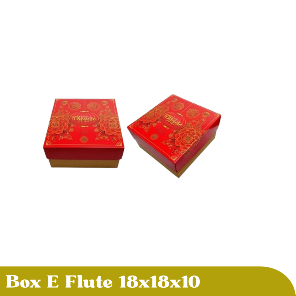 Box Kue Kotak Packaging Hampers Imlek