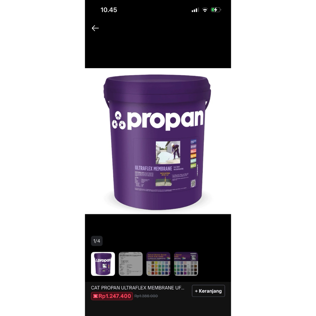 PROPAN ULTRAFLEX MEMBRANE UFM-930 LIGHT GREY 20KG