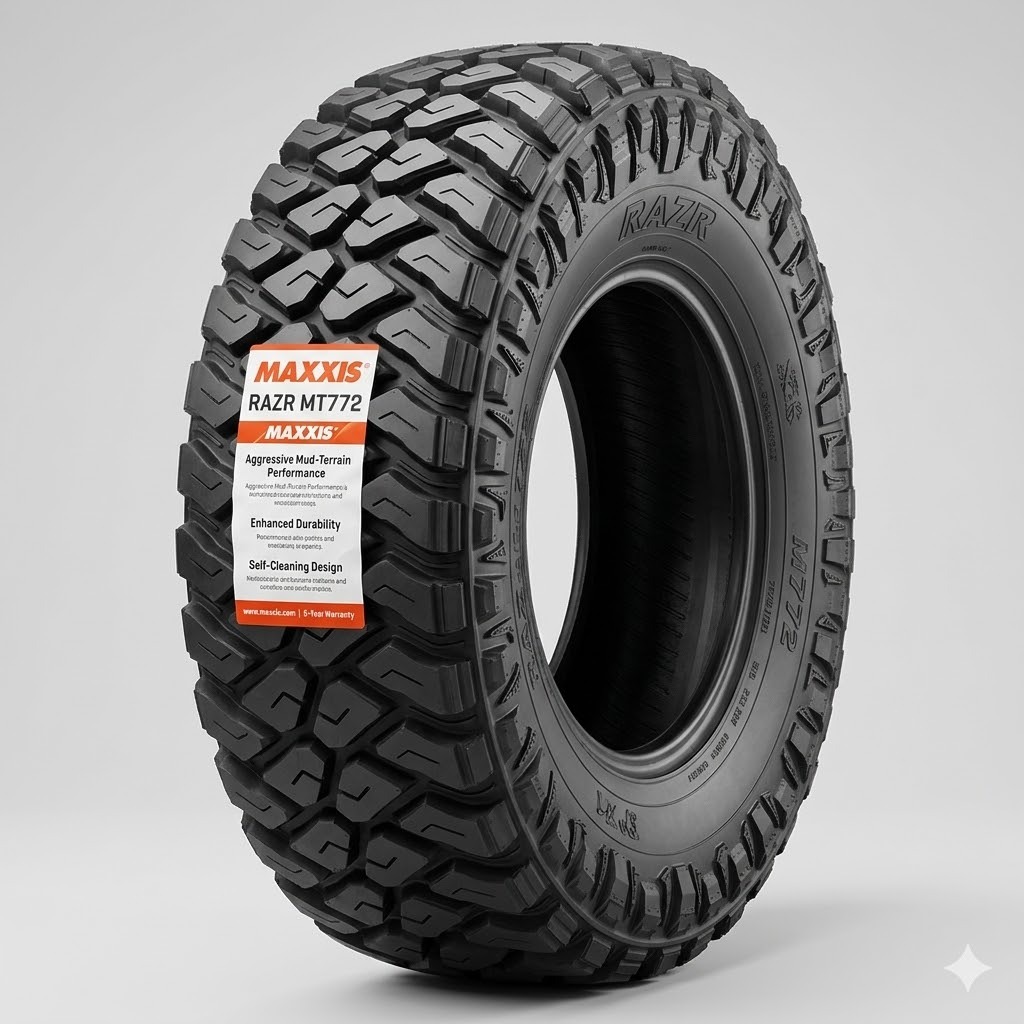 BAN MOBIL RING 15 OFFROAD MT MERK MAXXIS MT772 UKURAN 32 11,5 R15 RAZR BAN M/T