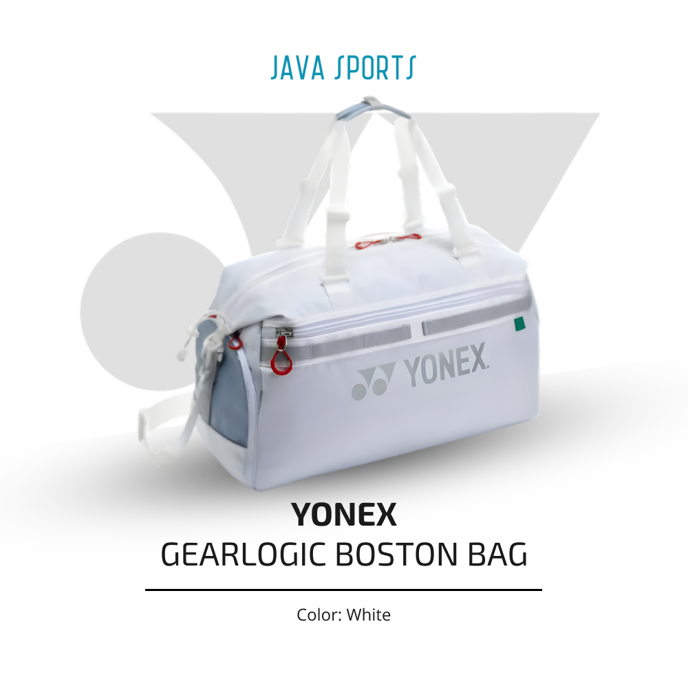 Tas Boston Raket Tenis Yonex Gearlogic BA 72611 EX Original Yonex Tennis Racket Bag | White