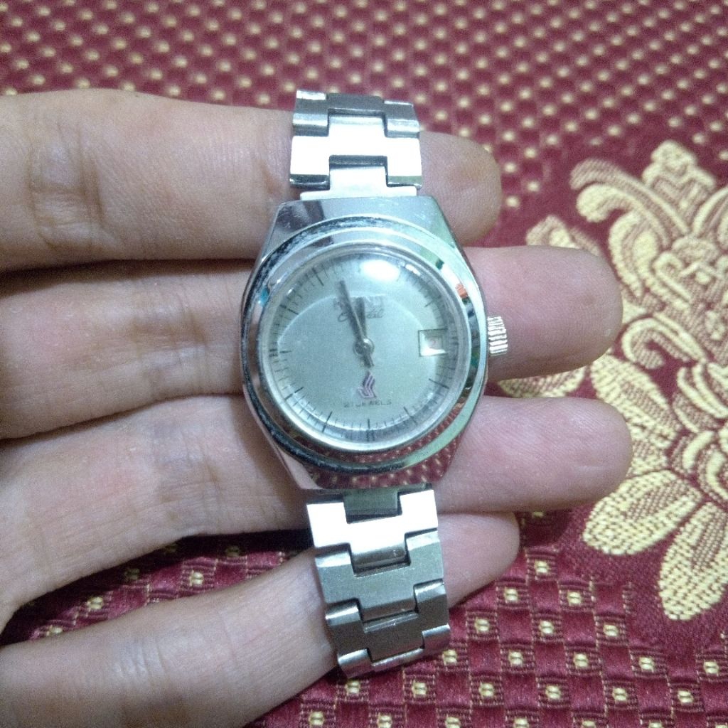 woman watch jam tangan manual winding wanita swiss kent mulus