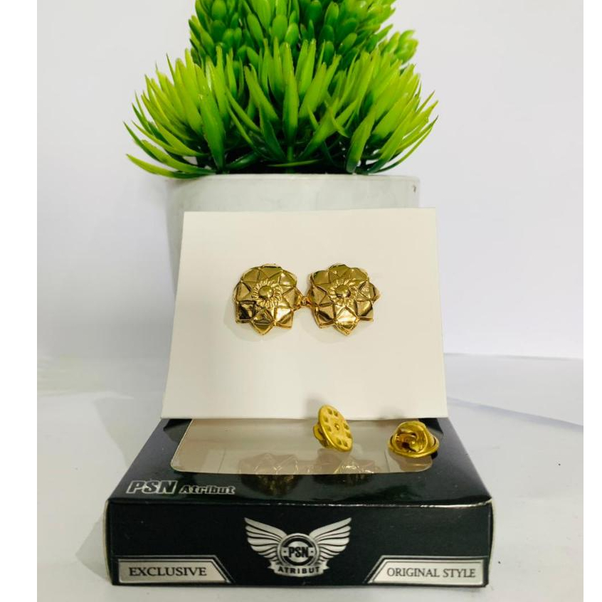 PIN BROS PIN KERAH BINTANG 2 BAHAN LOGAM BERKUALITAS