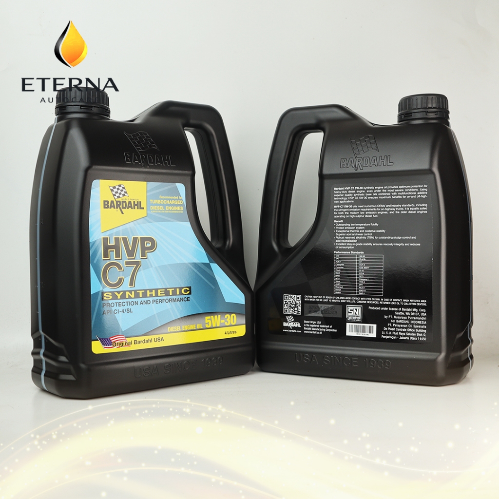 Bardahl HVP C7 5W-30 SYNTHETIC 4L DIESEL OIL