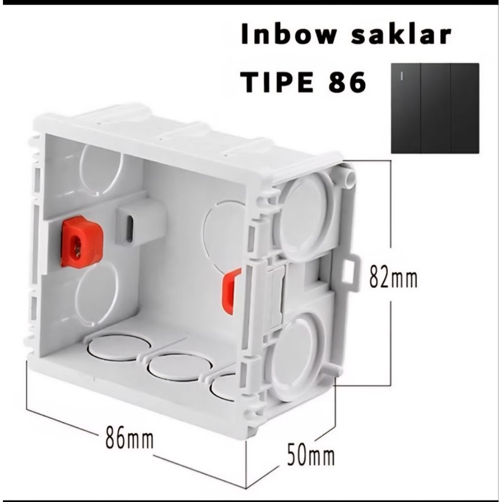 INBOW DUS MANGKOK SAKLAR / INBOW DUS KOTAK TEBAL PREMIUM