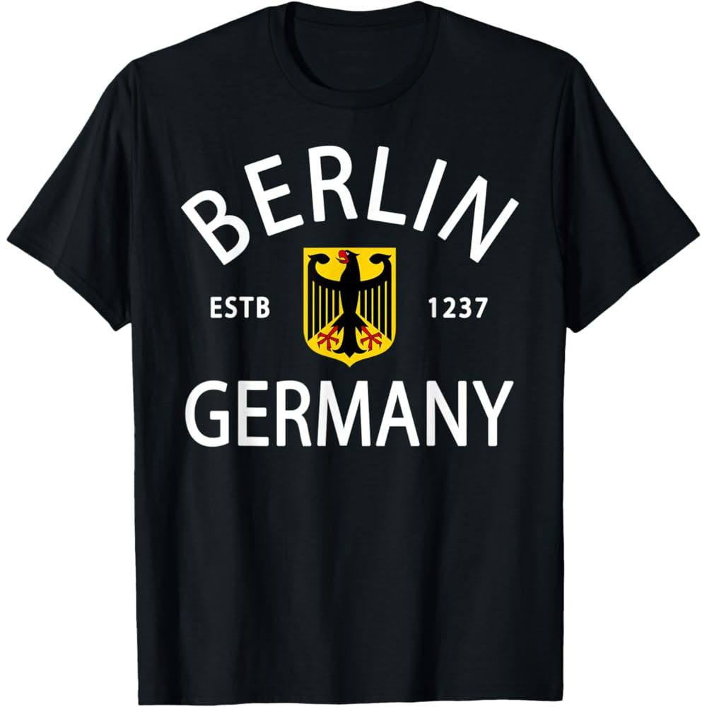 Kaos Tshirt Baju Murah Combed 30 Distro Berlin 1237 Jerman Germany PREMIUM souvenir oleh oleh suveni