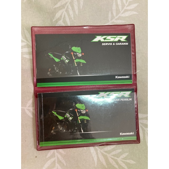 Kawasaki Buklet Buku Service Motor KSR Bekas