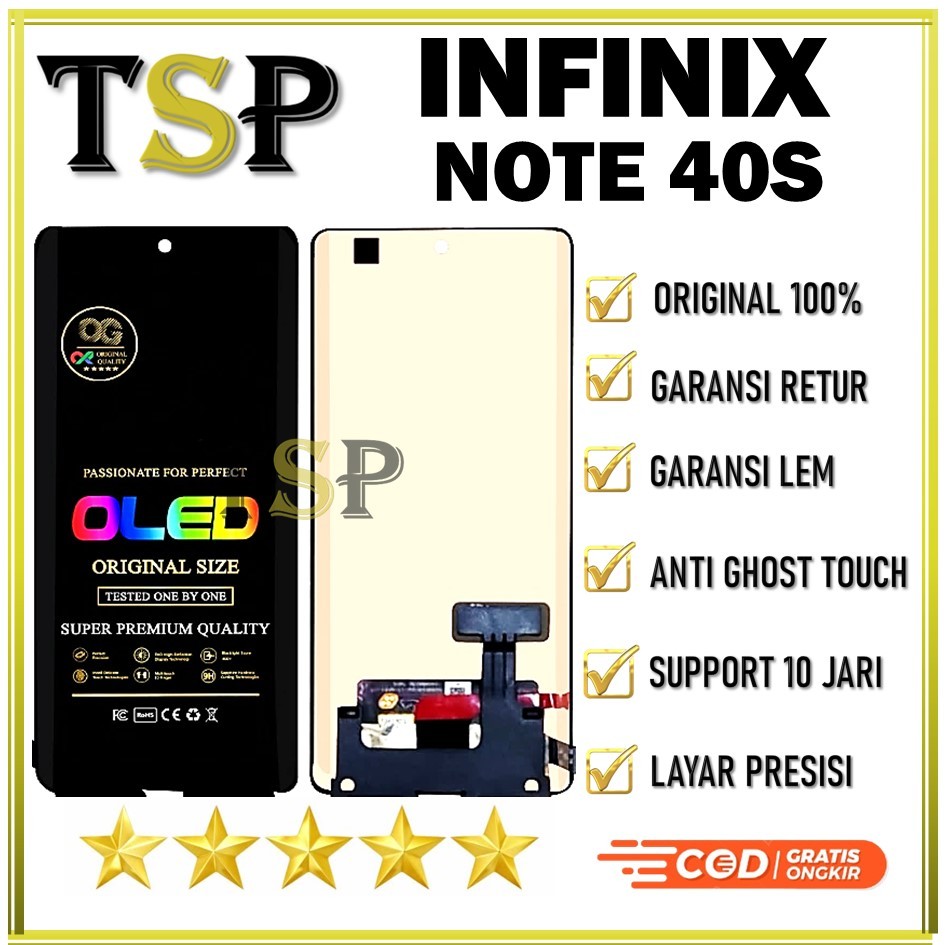 LCD TOUCHSCREEN INFINIX NOTE 40S ORIGINAL 100%