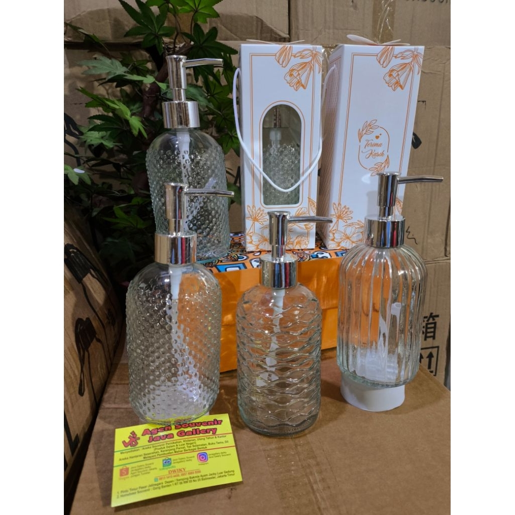 48 pcs Botol Pump + Box Souvenir Cantik