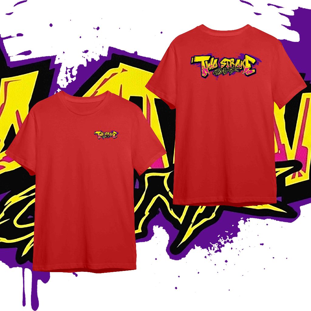 KAOS TWO STROKE GANK KUNING // Baju Kaos Racing Distro Pria Wanita
