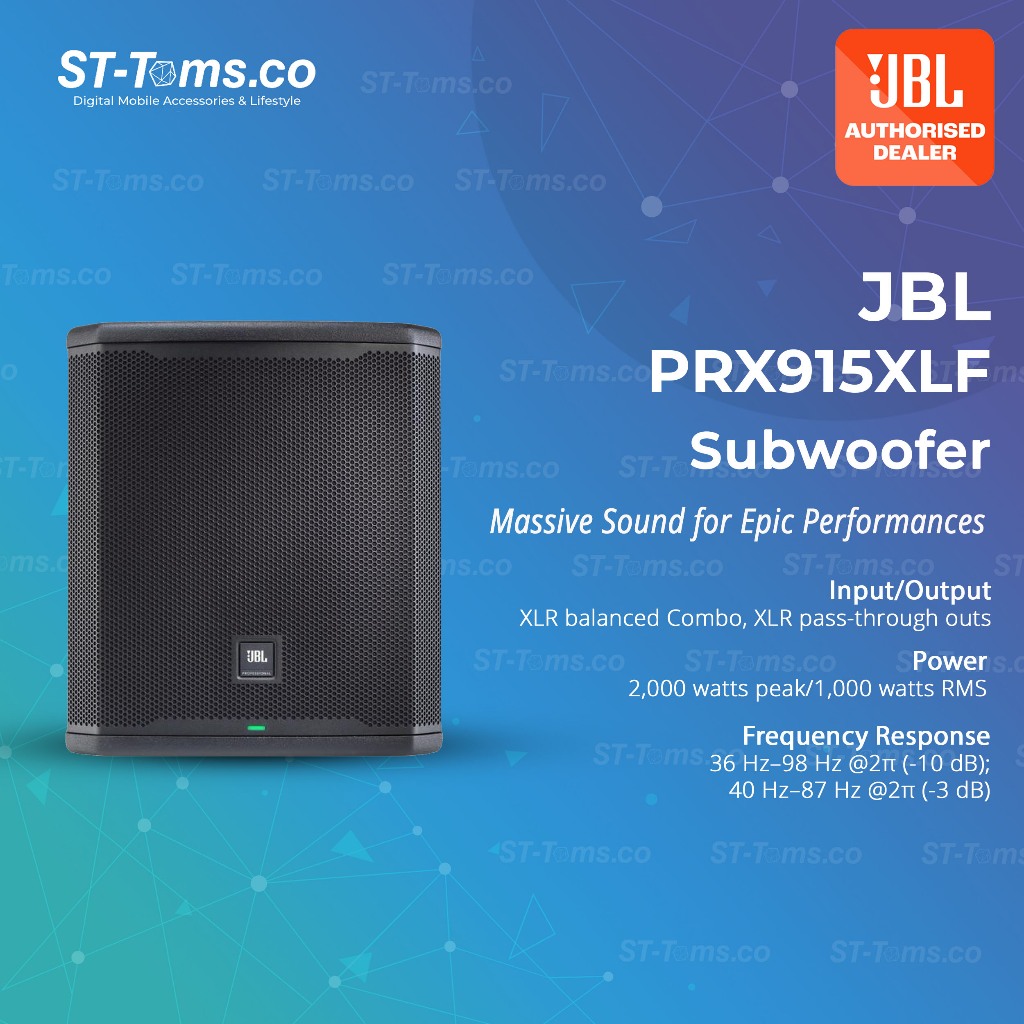 JBL PRX915XLF / PRX915 XLF /  PRX 915XLF Professional Powered 15-inch Subwoofer