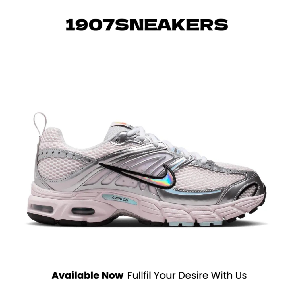 Sepatu Sneakers Wanita Nike Air Max Moto 2K - White/Metallic Silver-Pearl Pink-Black NIKIR0611100