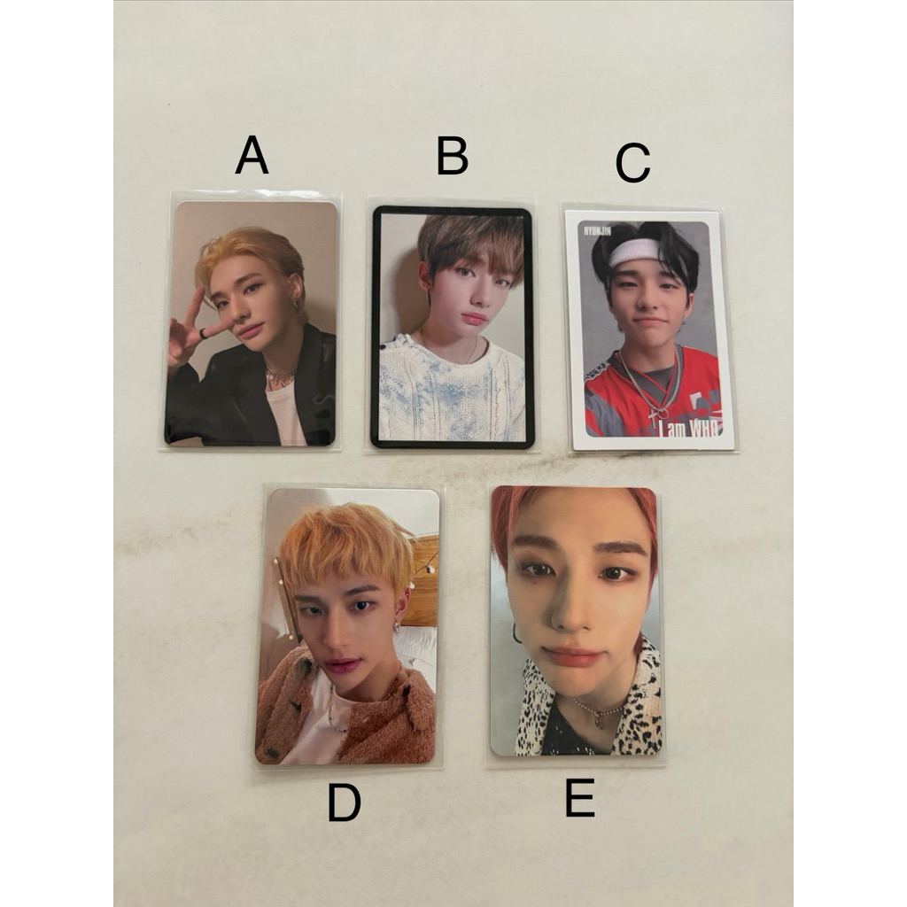 Stray Kids Hyunjin HJ PC Photocard official oddinary yellowwood i am who skz replay 5 star
