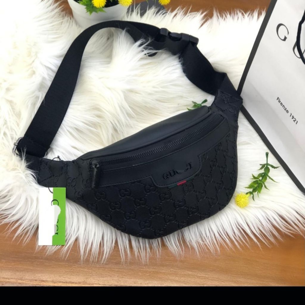 Waitsbag Keren Pria Cewek Unisex Tas Selempang Dada Depan Laki Laki Perempuan Motif Kekinian Bermerk
