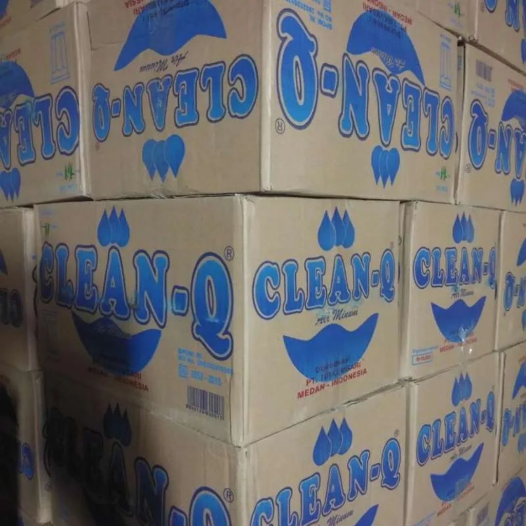 Air Mineral Clean Q, Minuman Gelas, Air Minum, Mineral Water, Minuman Murah