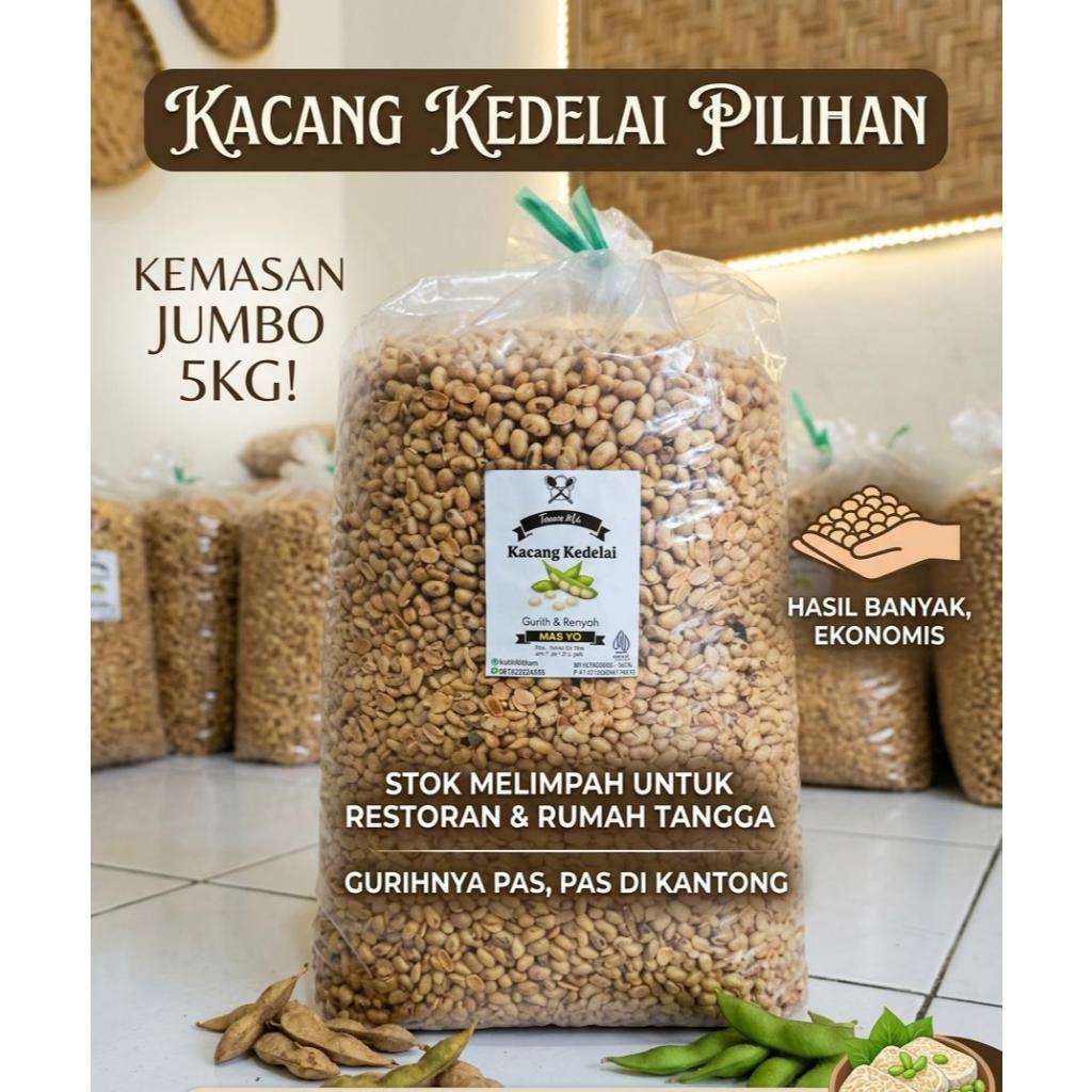 Kacang kedelai goreng 5 kg reseller