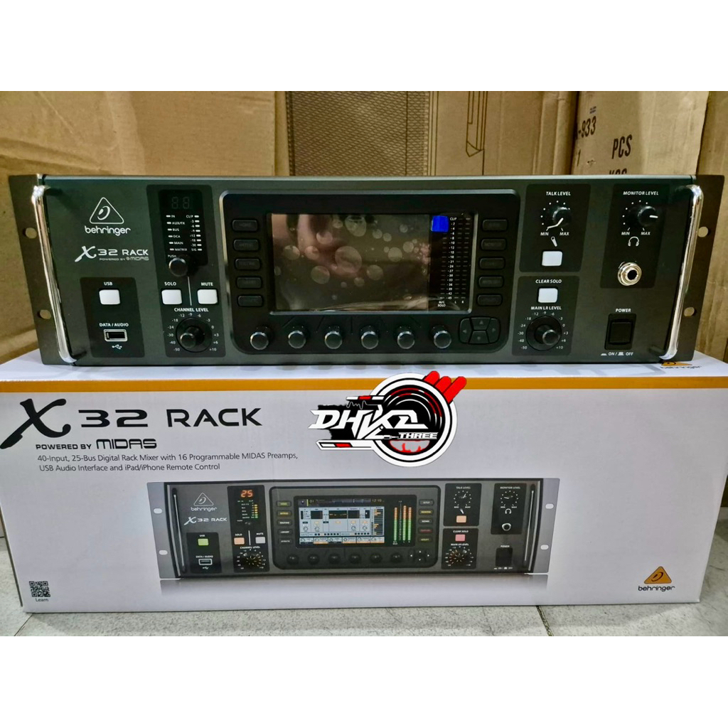 MIXER DIGITAL BEHRINGER X32 RACK ORIGINAL / Mixer Digital Behringer X32 Rack Original / behringer x3