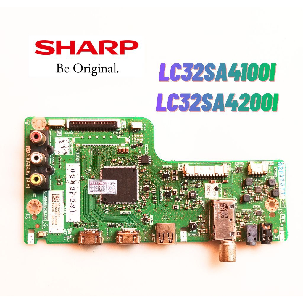 MB TV SHARP 32SA4100I/32SA4200I/MAINBOARD TV LED SHARP LC32SA4100I/32SA4200I