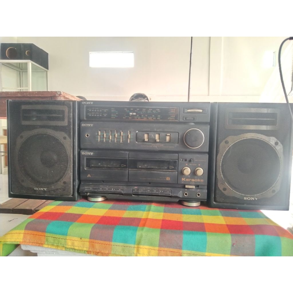 SONY BIG COMPO JADUL CFS-KW100S MULUS BARANG BERAT (7,2KG)