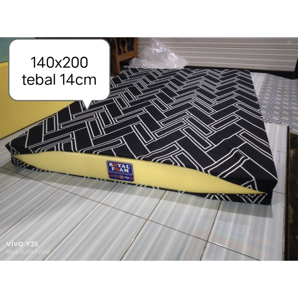 kasur busa royal foam ukuran 140x200x14