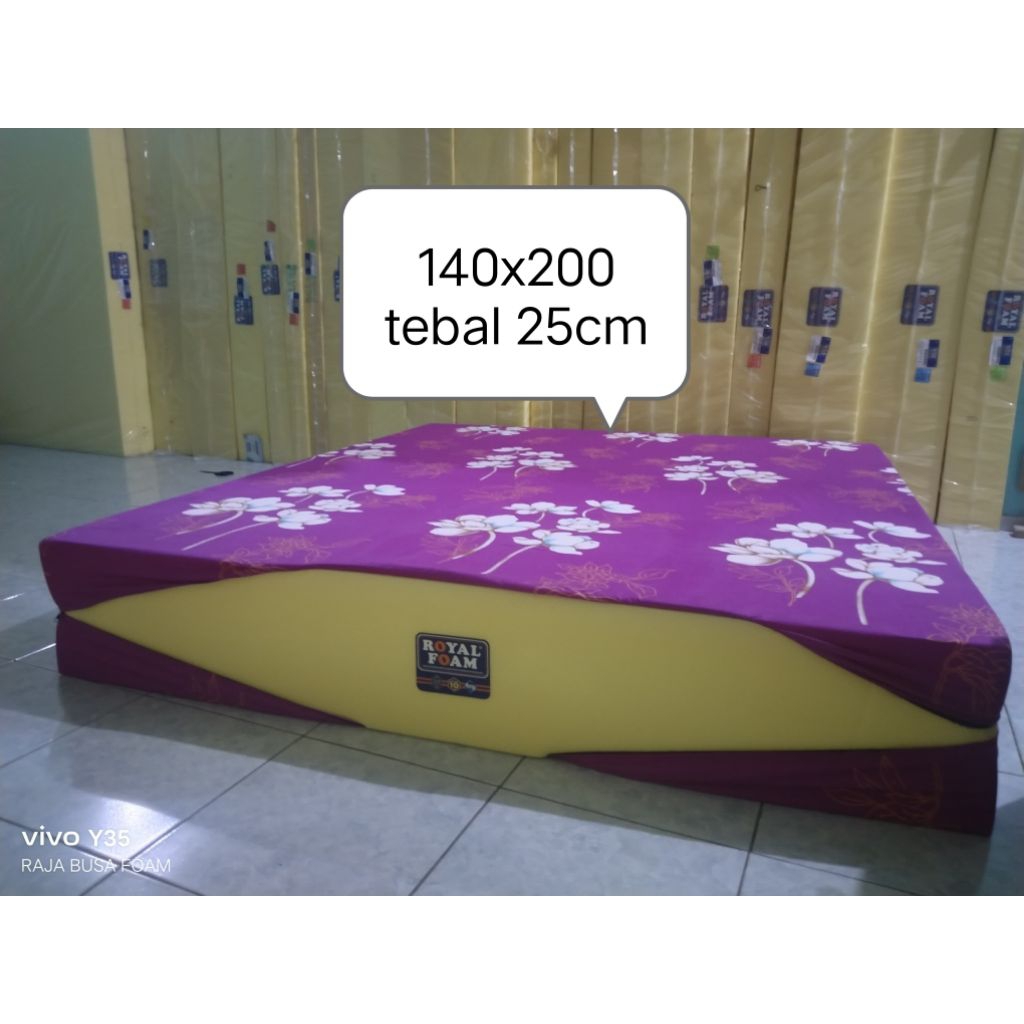 kasur busa royal foam ukuran 140x200x25