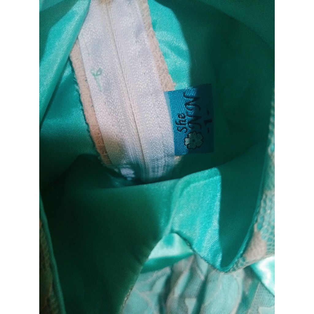 dress anak baru hijau sage usia 3-4th