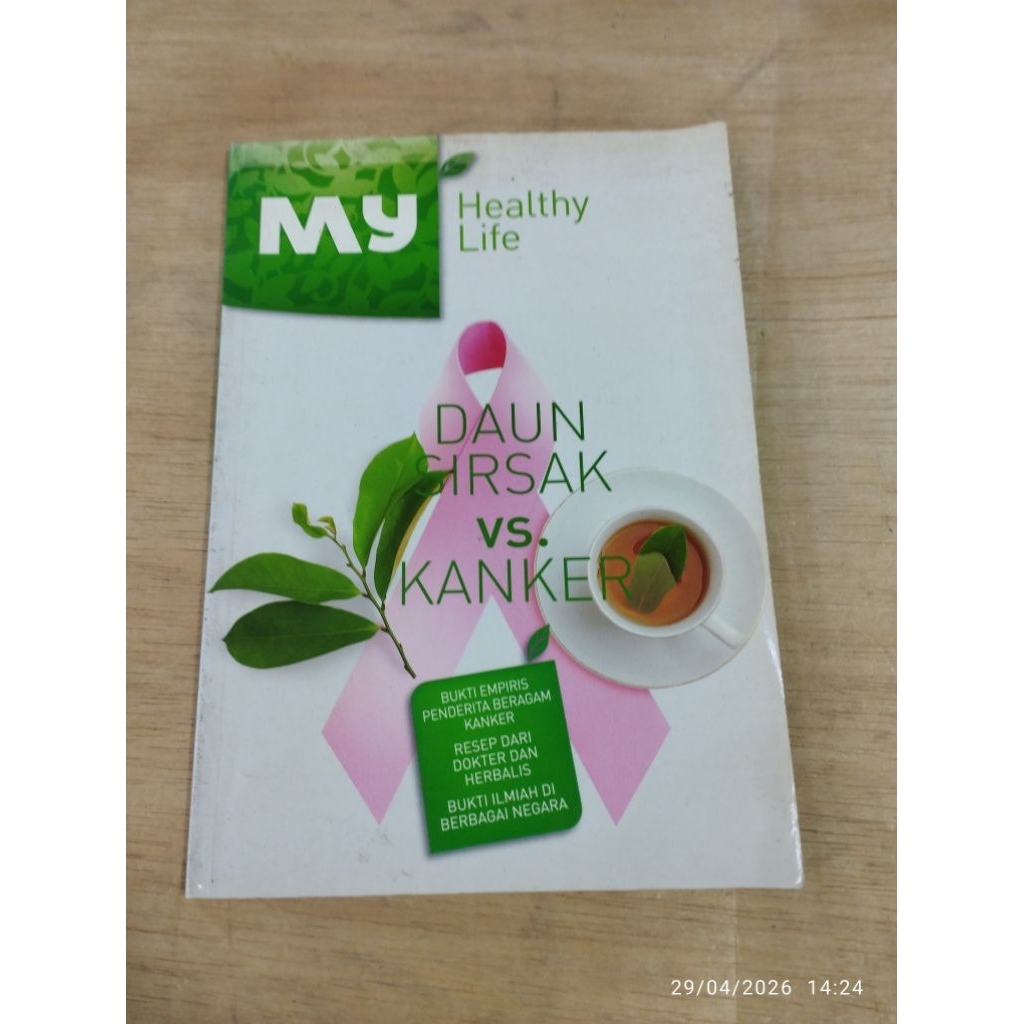 Buku Original My Healthy Life Daun Sirsak vs Kanker