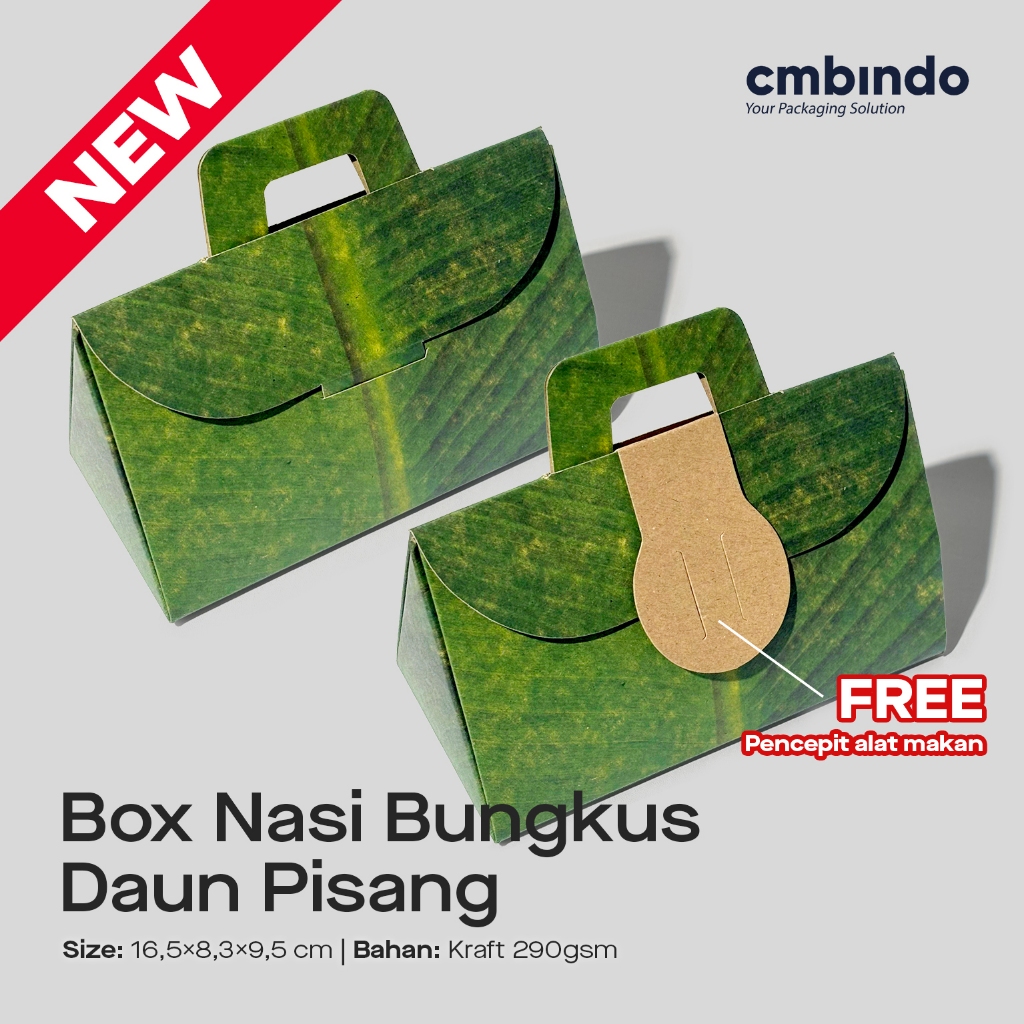 Bungkus Nasi Lunch Box | Daun Pisang