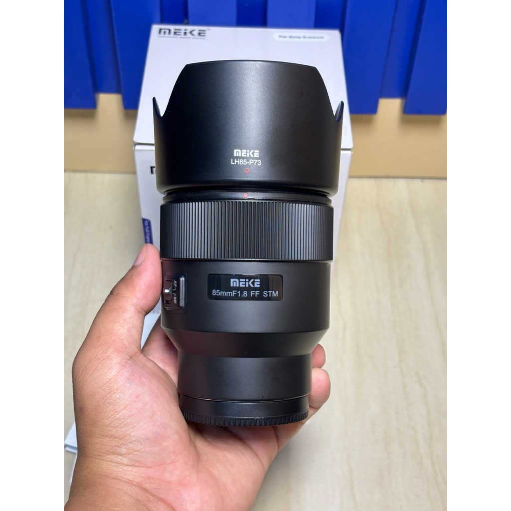 Lensa Meike 85mm Fullframe F1.8 STM For Sony Mulus