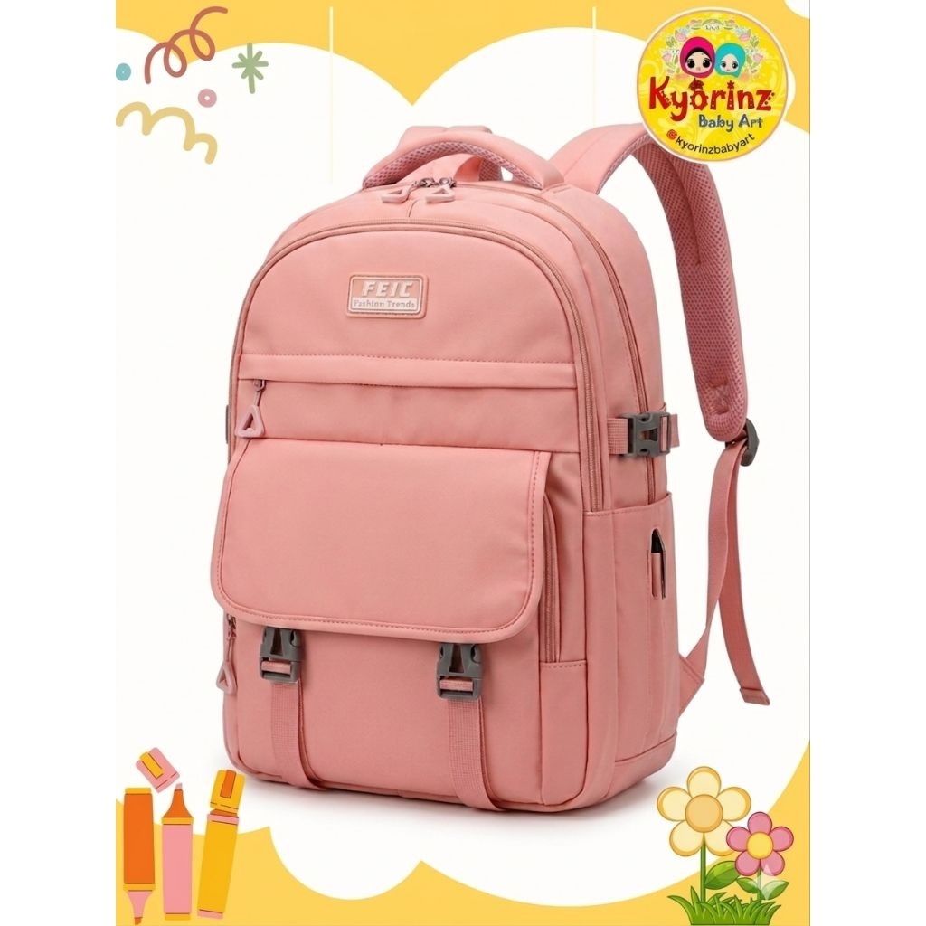 Kyorinz - Tas Sekolah Anak cewek Tas Ransel Sekolah Import Anak cewek Tas Sekolah