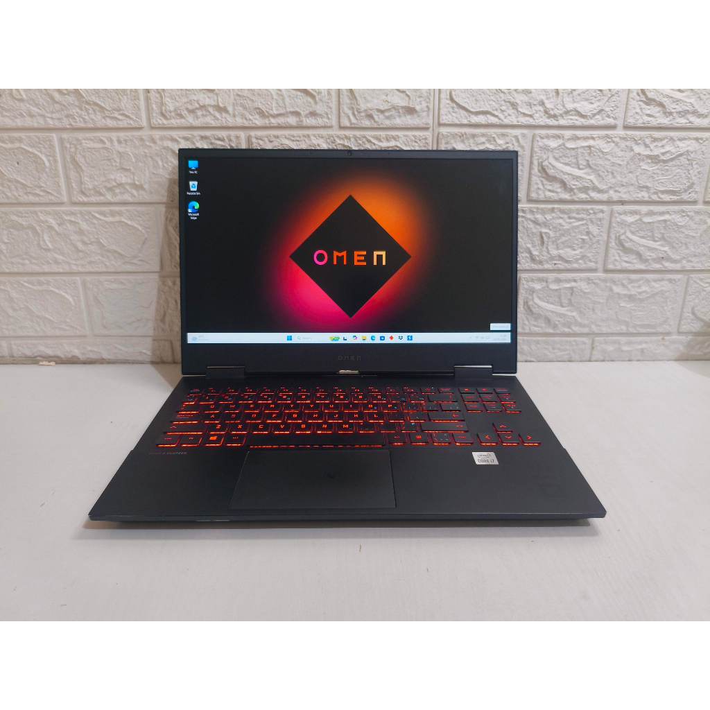 HP Omen 15 Gaming | Core i7 10750H Nvidia RTX 2060 6GB | RAM 16GB | Laptop Second Bekas Gen 10