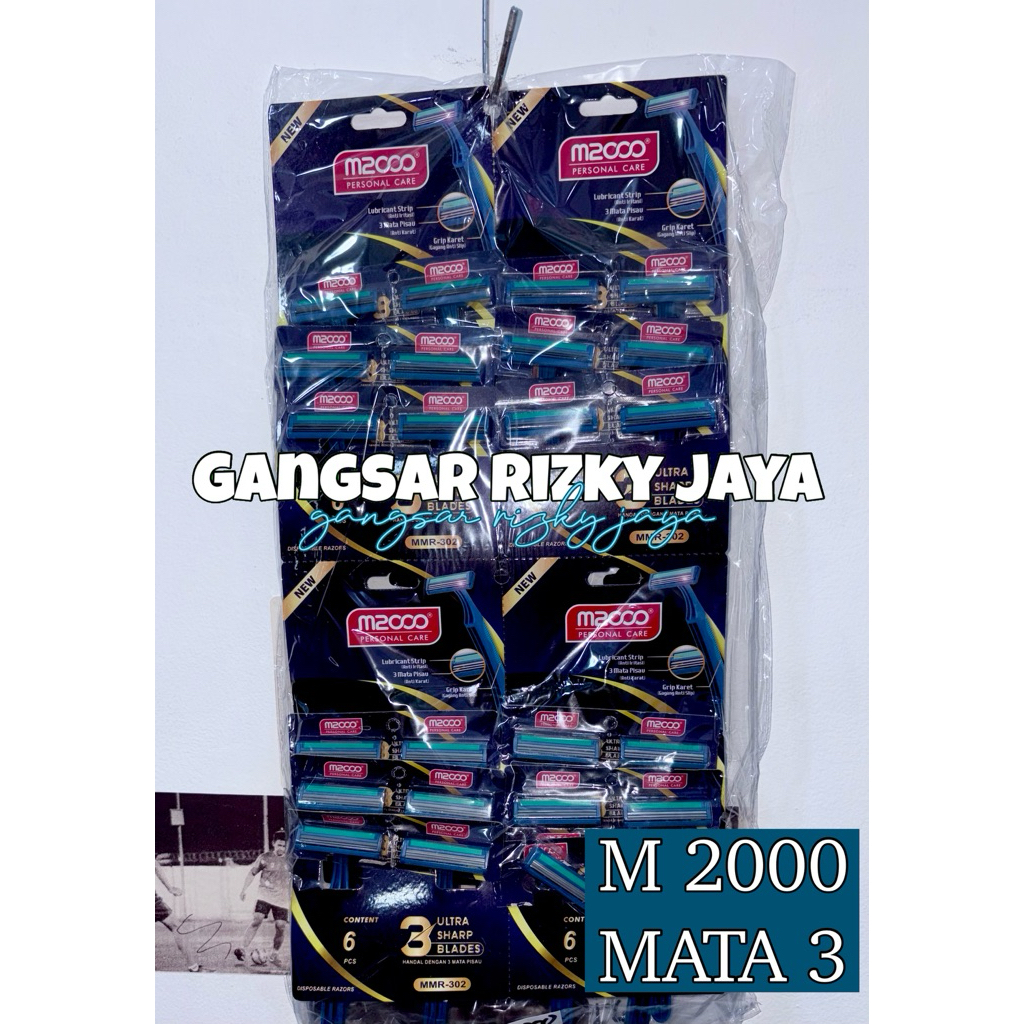 Cukuran Jenggot / Kumis / Rambut M2000 Alat Pisau Cukur Mata 3
