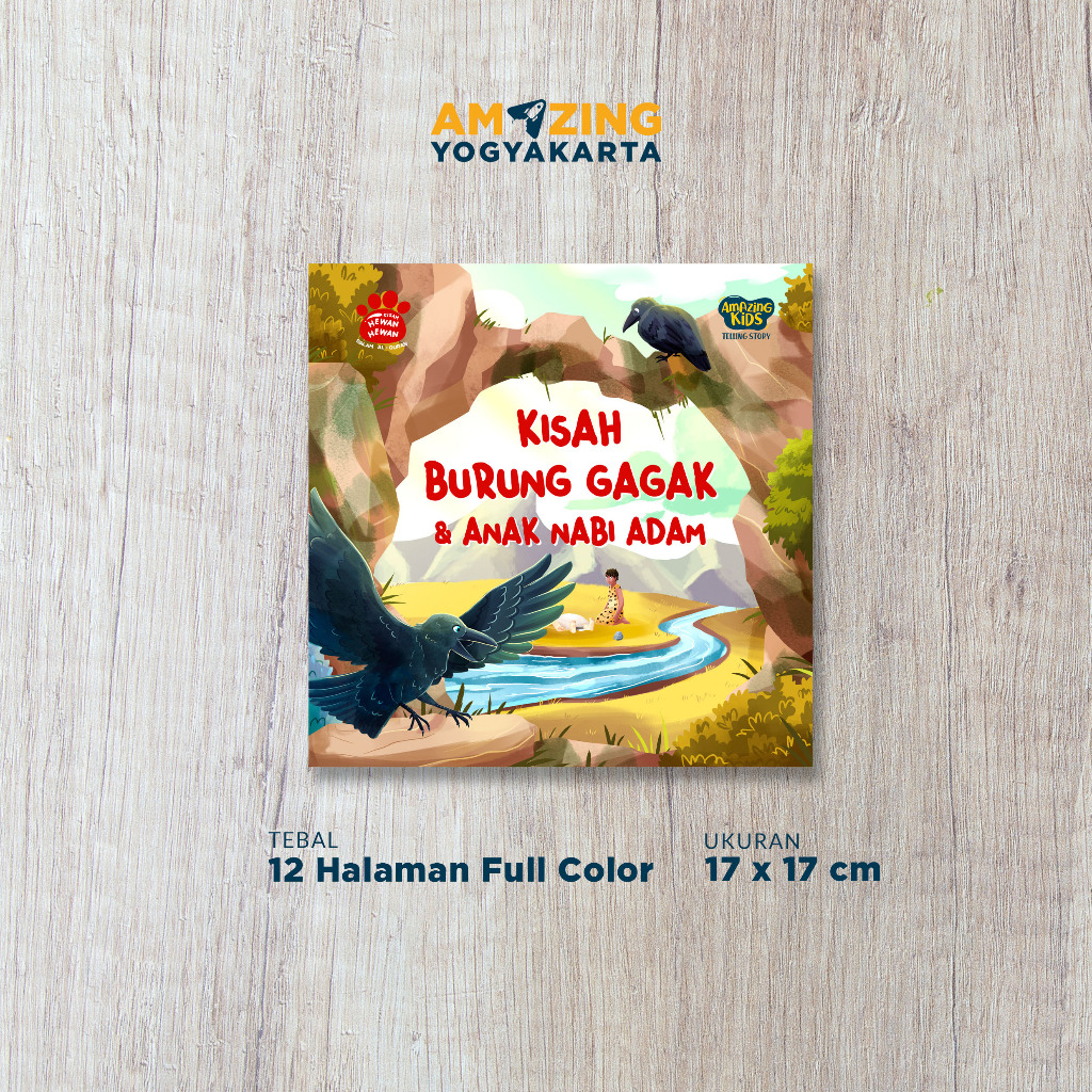 Buku Dongeng Kisah Burung Gagak & Anak Nabi Adam - Buku Cerita Anak