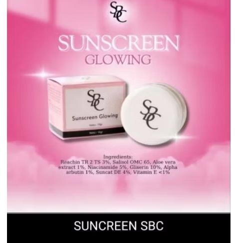 SUNCREEN SBC GLOWING