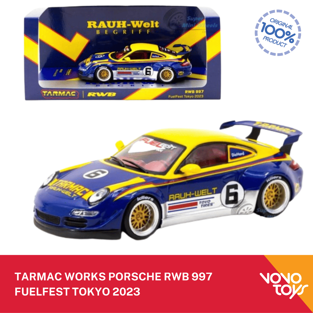 Tarmac 1/43 Tarmac Works Porsche RWB 997 FuelFest Tokyo 2023