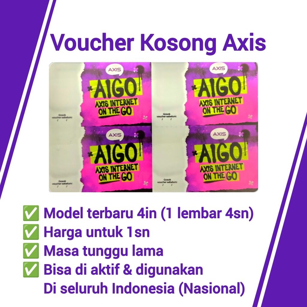 VOUCHER KOSONG AXIS