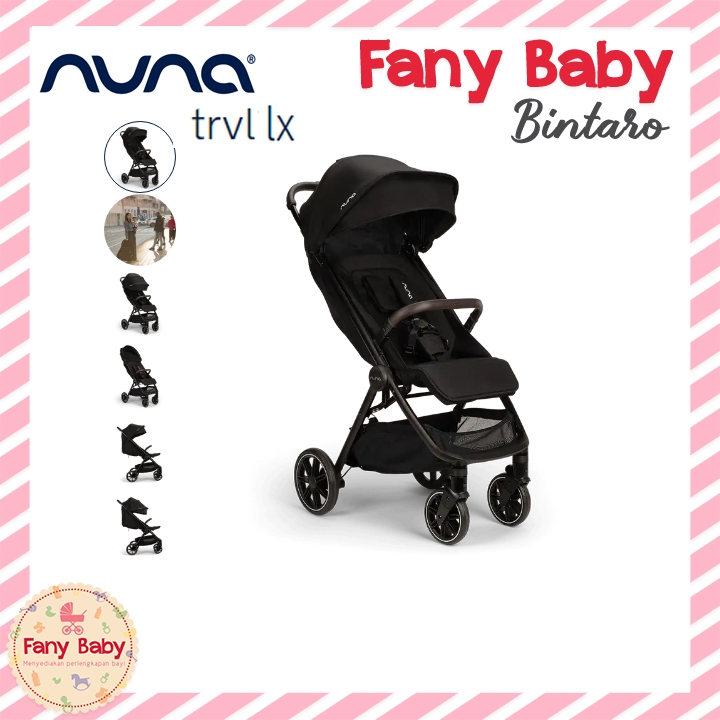 NUNA BABY STROLLER TRVL LX WITH RC + BAG / KERETA DORONG BAYI