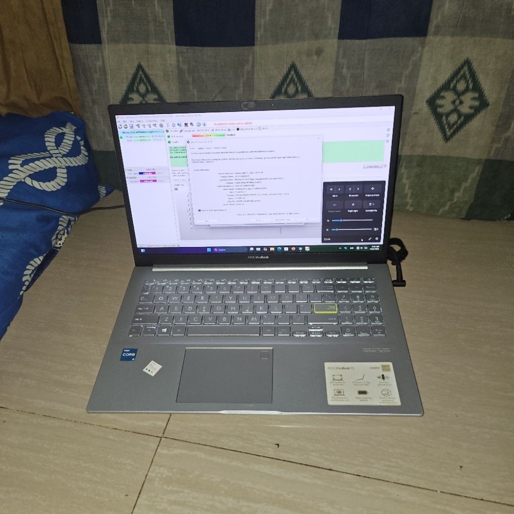 laptop asus x513ean core i3 gen 11 oled ram 8/512 murah jual cepat