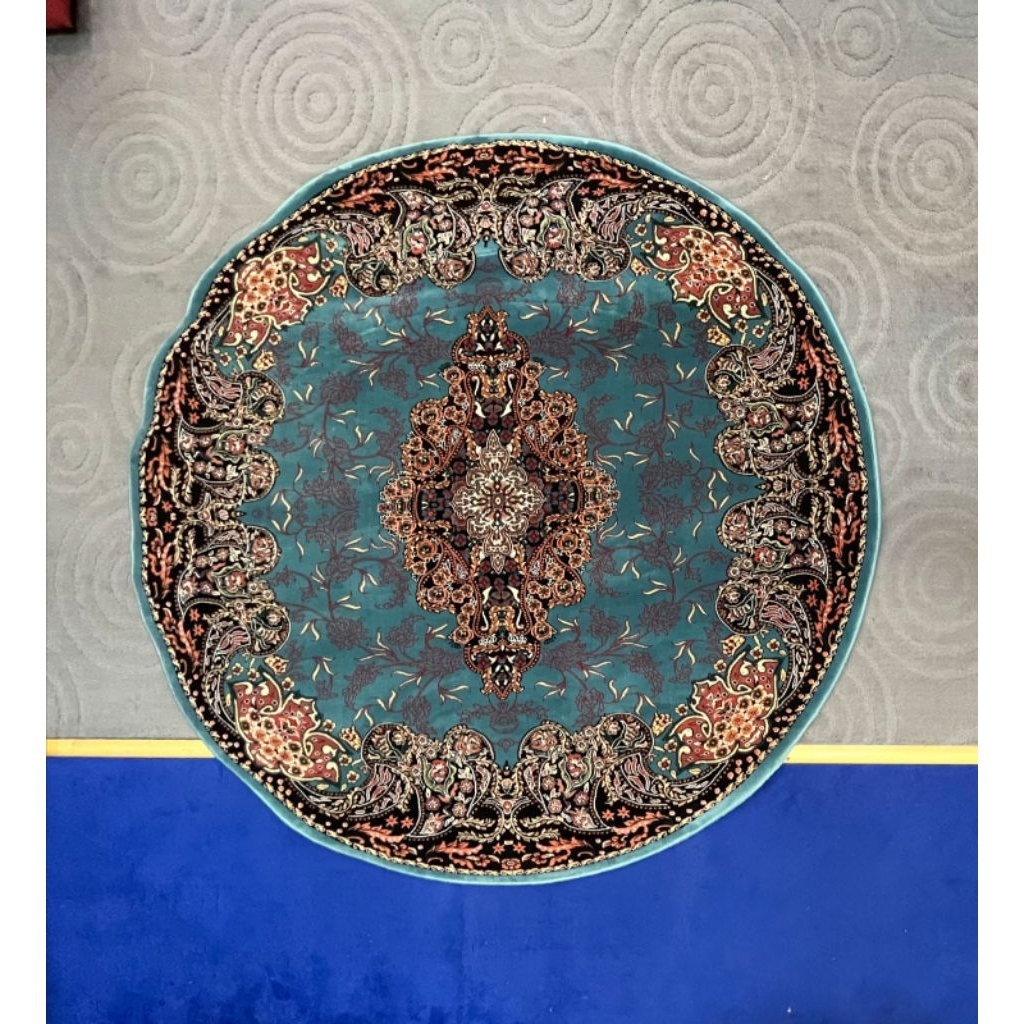 Permadani Bulat Solomon 700 ukuran 150cmx150cm_ Karpet permadani Iran
