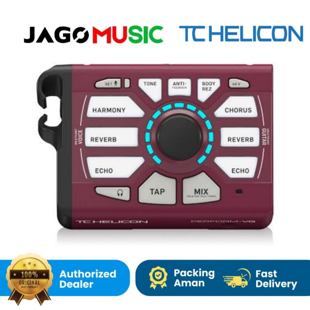 TC Helicon Perform-VG Vocal and Acoustic Guitar Processor Tc Helicon Perform VG