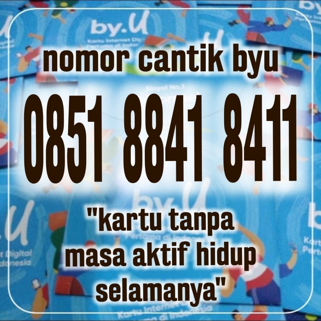 Nomor Cantik Byu Perdana cantik telkomsel byu