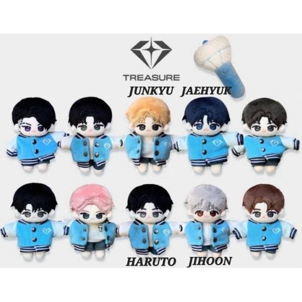 [READY STOCK INA SIAP KIRIM] OFFICIAL TREASURE TRUZ MINISURE 10CM DOLL PLUSH YOON JAEHYUK PARK JIHOO