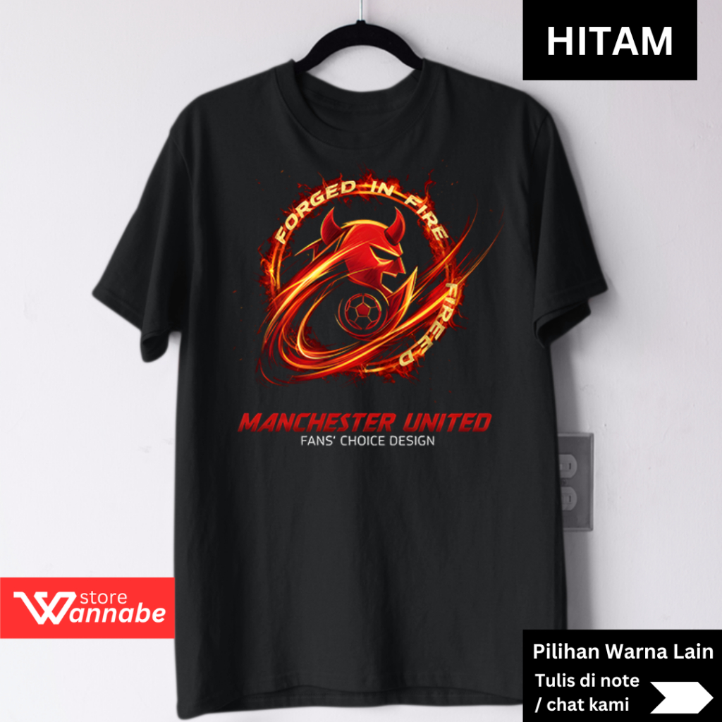 Kaos Bola Manutd MU Dewasa S–7XL Big Size Jumbo & Anak XS–XL | Baju Couple Keluarga Cotton Combed 24