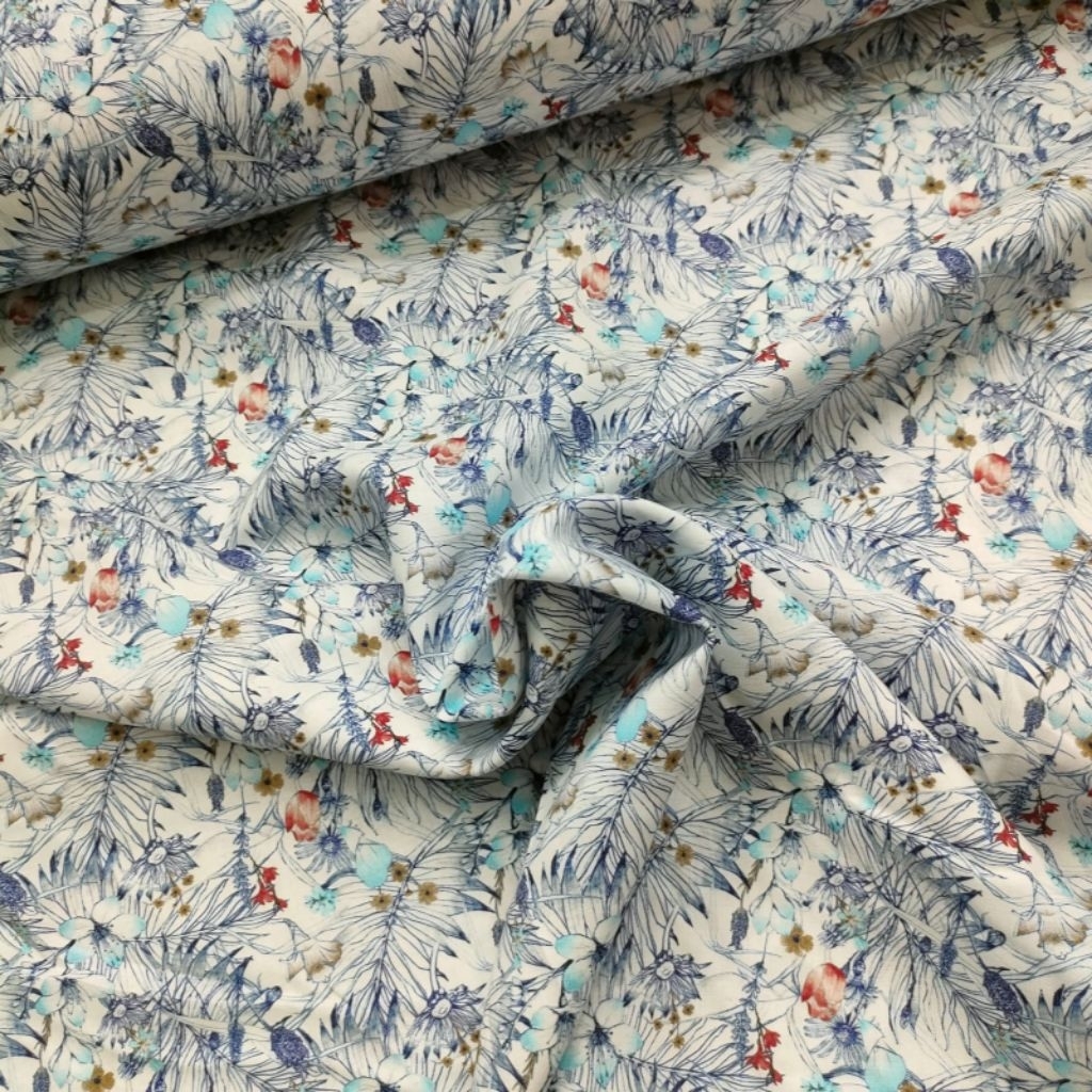 kain meteran poplin motif EX GARMEND/Kain poplin motif auper premium/kain poplin motif