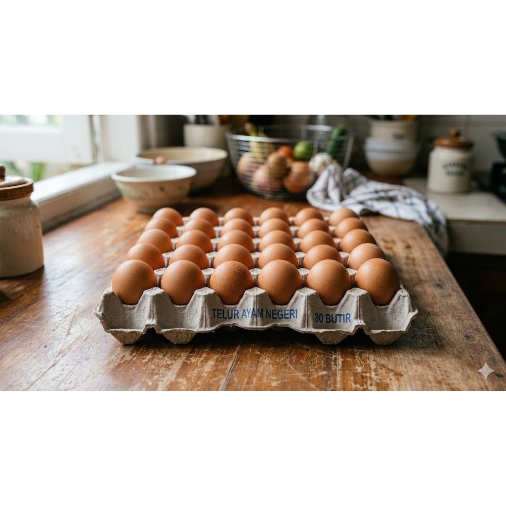 Telur Ayam Negri Horn Fresh 2kg Langsung kirim