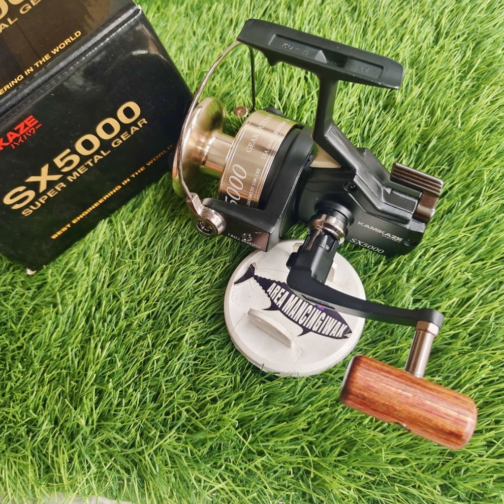 Reel KAMIKAZE SX 5000 7000 METAL GEAR & BODY - MODEL KLASIK ANTIK