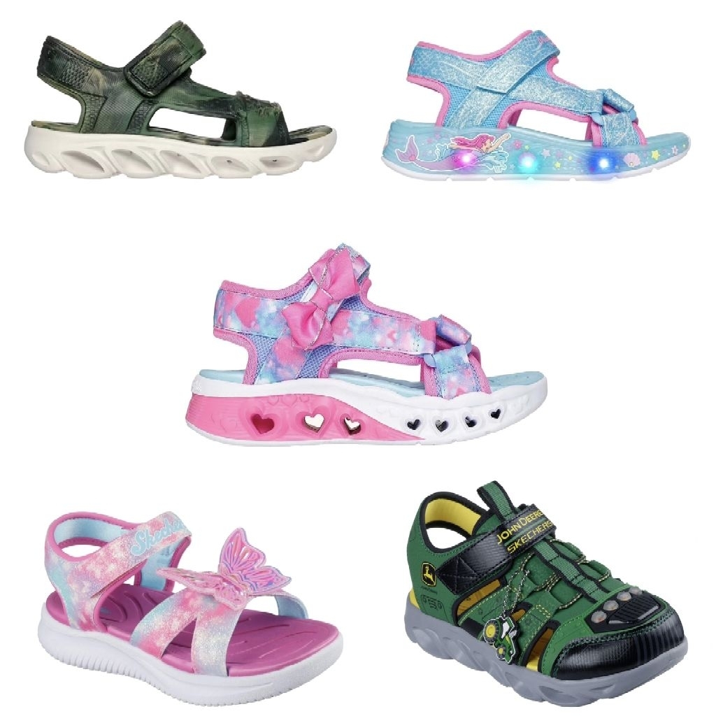 Skechers Kids Lights Sepatu Sandal
