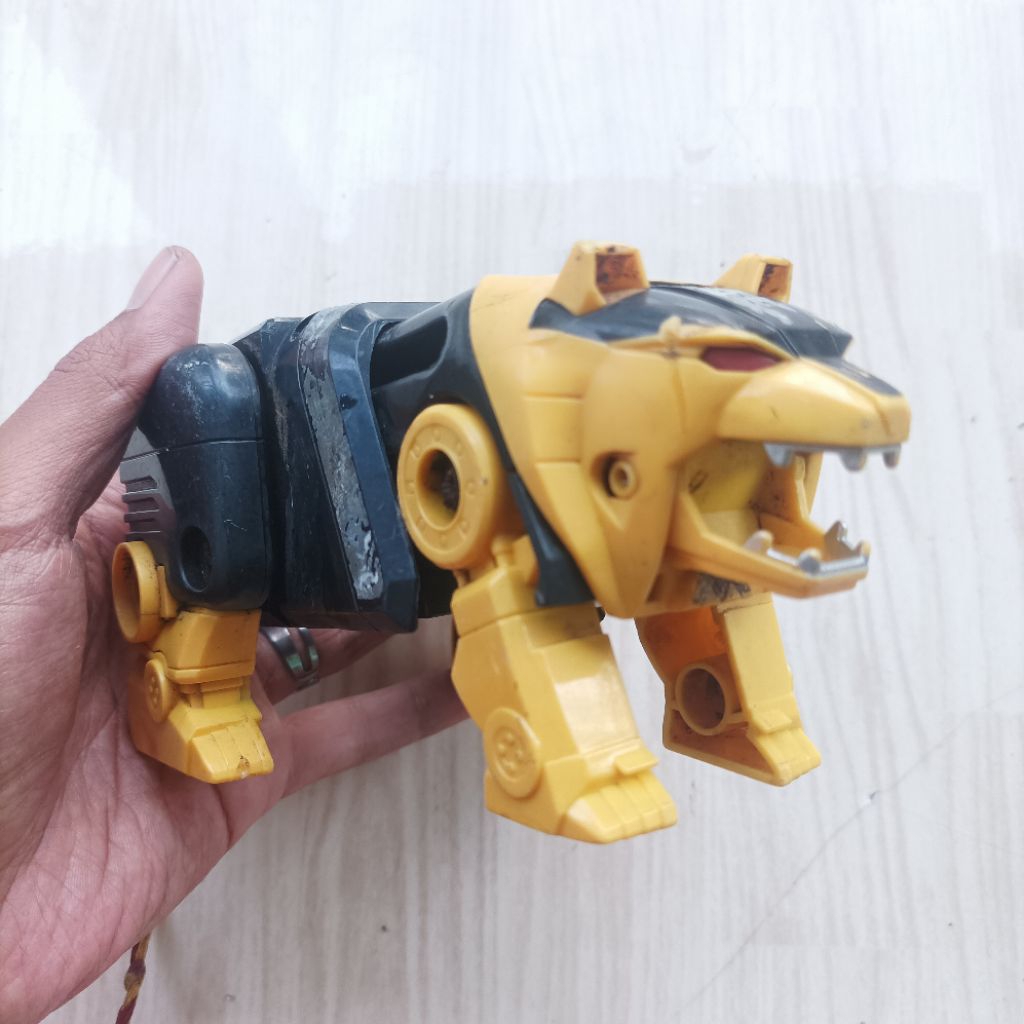 Vintage DX Part Lion Megazord Power Rangers Mainan Action Figure